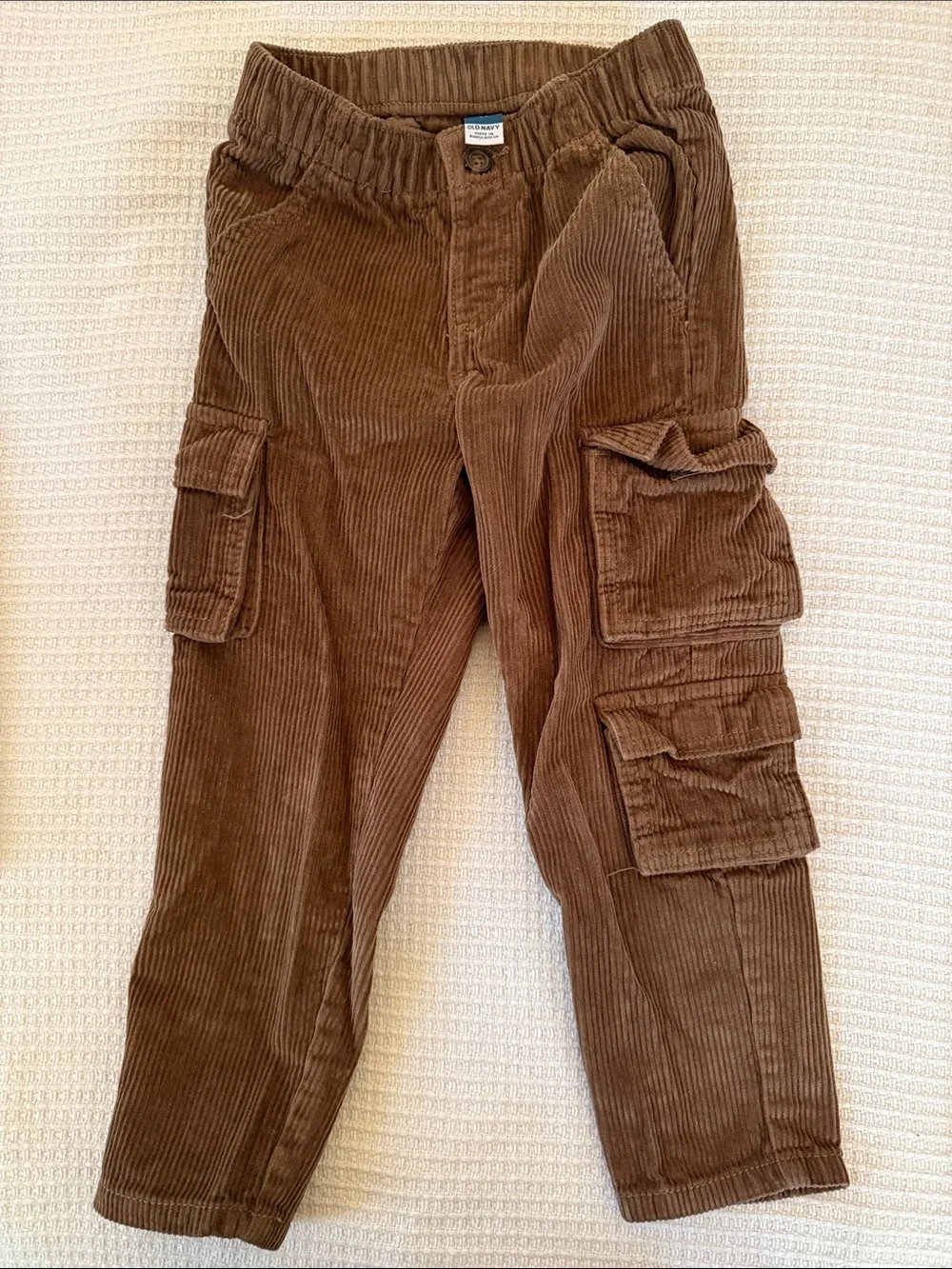 Old Navy Brown Corduroy Cargo Pants for Kids